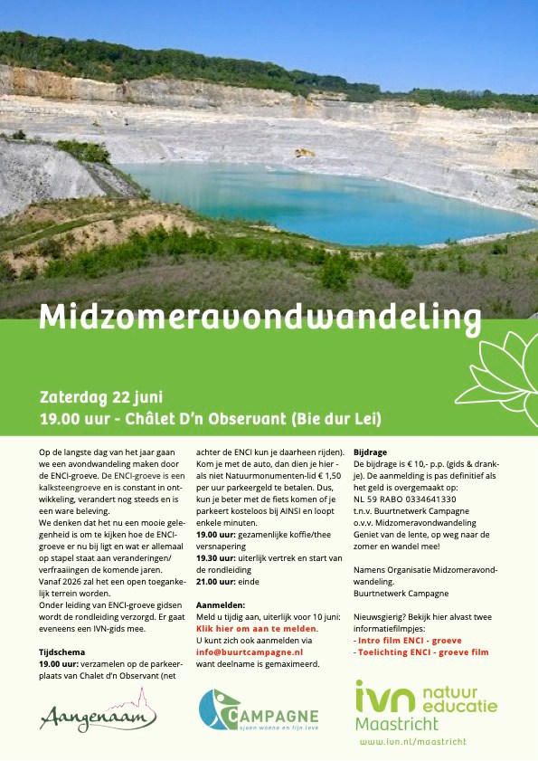 Midzomeravondwandeling | zaterdag 22 juni